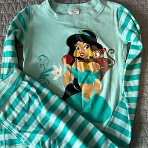 Hanna Andersson Long Sleeve Princess Jasmine Pjs sz. 130 aka 8